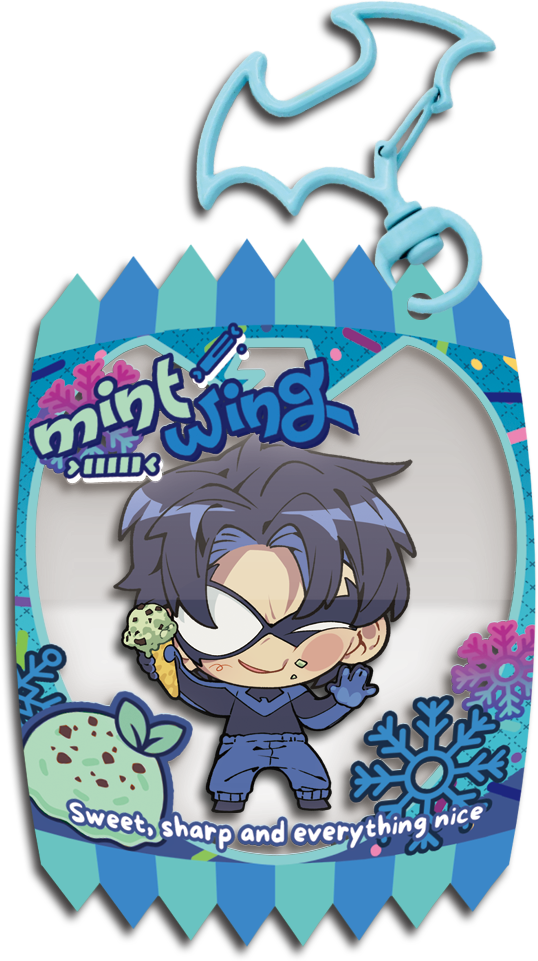 Dick Grayson Candy 3D Llavero Acrílico